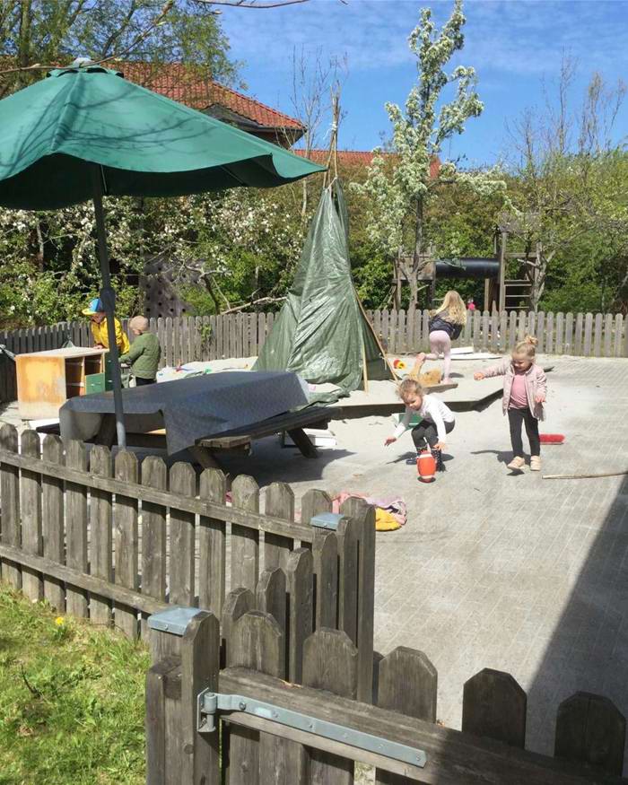 En dejlig stor terrasse